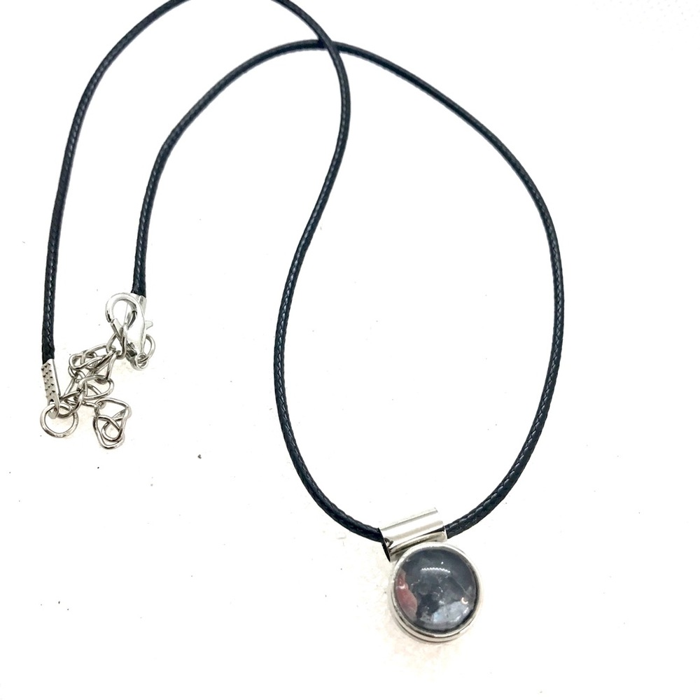 Minimalist Necklace With handmade 12mm snap SN12 on simple cord